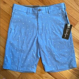 Walter Hagen P11 Birdie Print/Birdie Daybreak Blue   Men's Shorts